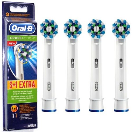 BRAUN ORAL-B końcówki do szczoteczek EB50-4 Cross Action