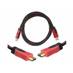 Przyłącze HDMIxHDMI 1,5m  czerwony v1.4  LXHD70
