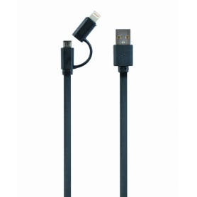 Przyłącze USB -Iphone/ Micro Gembird CC-USB2-AMLM2-1M