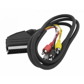 Przyłącze EUROx4 CINCH  3m okrągłe