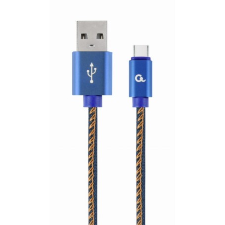 Przyłącze USB x USB Typ C  1m jeans 
