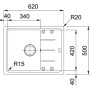 Zlew FRANKE BFG 611-62 onyx  1140283976