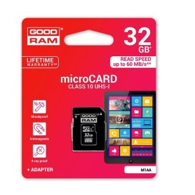 Karta pamięci SD micro 32GB GOODRAM + adapter M1AA