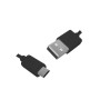 Przyłącze USB x microUSB  3m czarne  LX8527