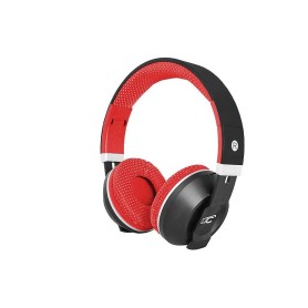 Słuchawki BT LTC nauszne MIZZO czerwone  Bluetooth