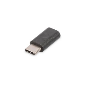 Adapter USB 2.0  ASSMANN  HighSpeed Typ USB C/microUSB B M/Ż czarny 