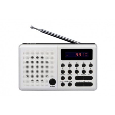 ELTRA radio PLISZKA biały