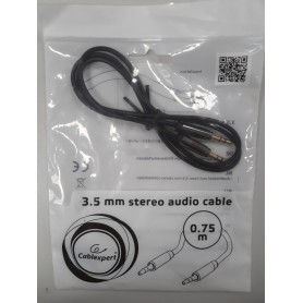 Przyłącze Jack x  Jack 3,5mm męski/męski 0.75m