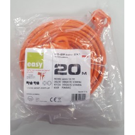 Przedłużacz ogrodowy dwużyłowy 2x1mm 20m