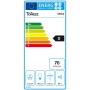 Toflesz okap OK-7 VEGA-GLASS 60cm czarne szkło teleskopowy