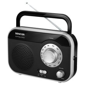 SENCOR radio  SRD 210BS czarno-srebrne