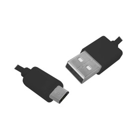 Przyłącze USB x microUSB  4m czarny  LX8425 4