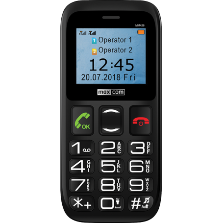 Telefon MAXCOM MM426 czarny