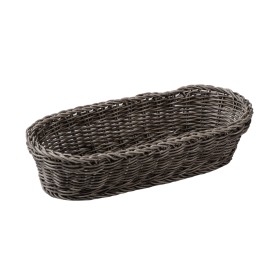 Koszyk na sztućce owalny LOTUS szary