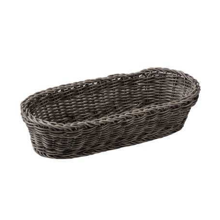 Koszyk na sztućce owalny LOTUS szary