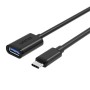 Kabel adapter OTG USB - wtyk USB Type-C 15cm