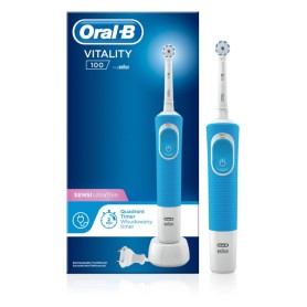 BRAUN ORAL-B szczoteczka D100.413.1 VITALITY 100 SensiUltraThin Blue