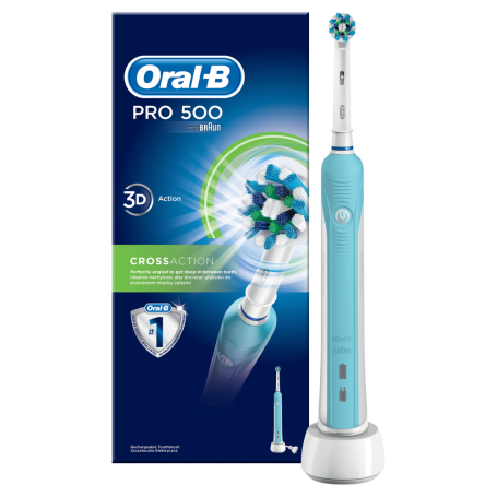 BRAUN szczoteczka Oral-B PRO 500 CROSS ACTION D16.513.U