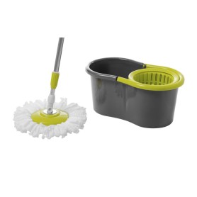 PRAKTYCZNA Wiadro i Mop rotacyjny EVA szare