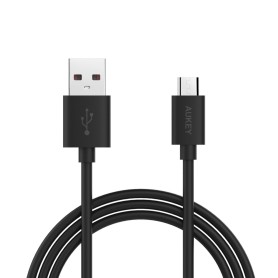 Przyłącze AUKEY USB x microUSB  2m CB-D2 szybkie czarne