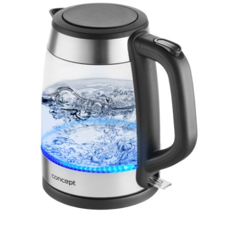 CONCEPT czajnik RK-4150 szklany inox 1,7 L