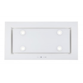 Toflesz okap OK-6 sufitowy LUXOR GLASS 96cm biały 