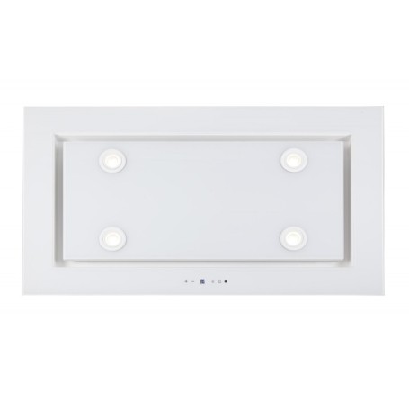 Toflesz okap OK-6 sufitowy LUXOR GLASS 96cm biały 