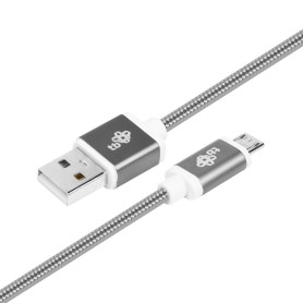 Przyłącze USB x USB typ C  1,5m  TB grafitowy sznurek