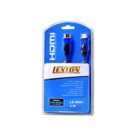 Przyłącze HDMIxHDMI 3m niebieski V1.4   LXHD81