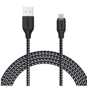 Przyłącze AUKEY USB x microUSB  1,2m CB-AM1 szybkie nylonowe