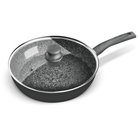LAMART patelnia LT1176 FLINT 28cm z pokrywką