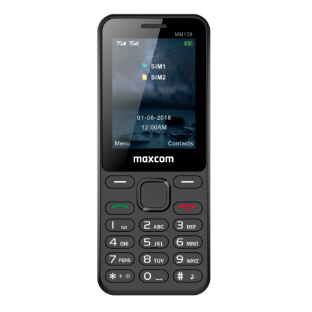 Telefon MAXCOM MM139 dual sim czarny