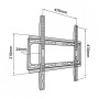 Uchwyt do lcd TB  TB-450 do 56" 40kg VESA 400x400