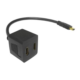 Przejście HDMI wtyk-2gniazda na kablu 30cm