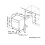 BOSCH-zmywarka do zabudowy SMU 4HTS31E  Inox