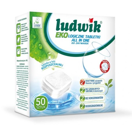 Tabletki do zmywarki LUDWIK ALL IN ONE EKO 50 sztuk