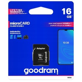 Karta pamięci SD micro 16GB GOODRAM+ adapter 