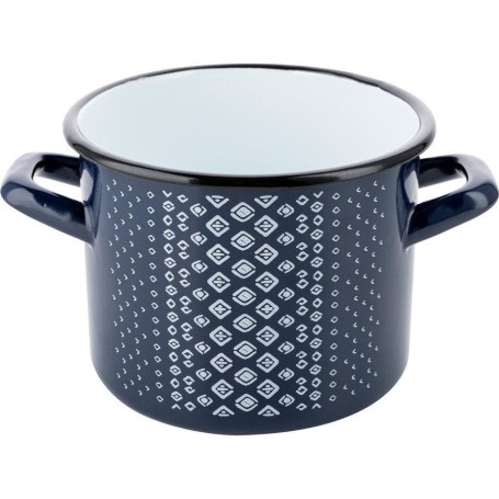 Garnek emaliowany prosty TRELIS 22cm 