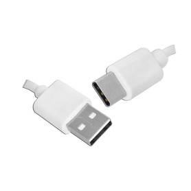 Przyłącze USB x USB typ C  1m  biały