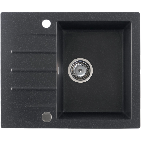 Zlew KERNAU  KGSA 4560 1B1D  Black Metallic