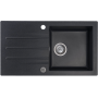 Zlew KERNAU  KGSA 50 1B1D  Black Metallic