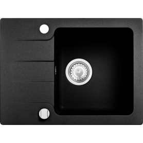 Zlew KERNAU KGSC 4558 1B1D Black Metallic