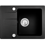 Zlew KERNAU KGSC 4558 1B1D Black Metallic