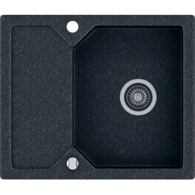 Zlew KERNAU  KGSP 4559 1B1D  Black Metallic