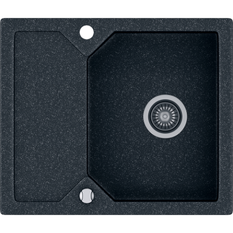Zlew KERNAU  KGSP 4559 1B1D  Black Metallic