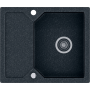 Zlew KERNAU  KGSP 4559 1B1D  Black Metallic