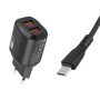 Ładowarka sieciowa SOMOSTEL 2xUSB + kabel microUSB