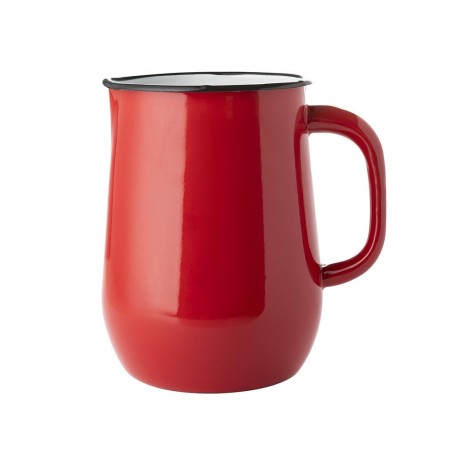Dzbanek emaliowany gładki czerwony 0D0005 