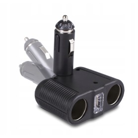 Rozgałęźnik zapalniczki LB0126 LIBOX  wtyk - 2 gniazda