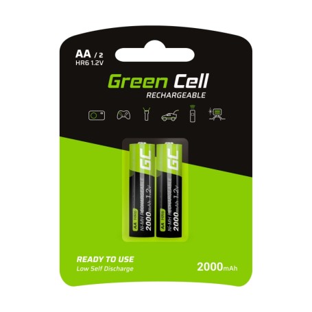 Bateria akumulatorek Green Cell  R06 2000mAh 1sztuka